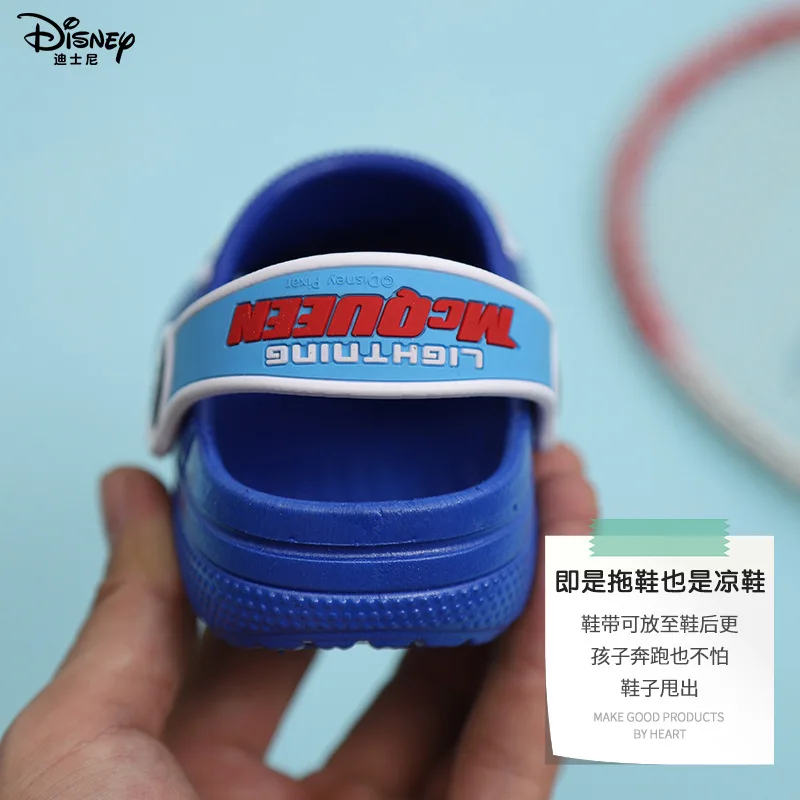 Disney Cars kapcie Dziecięce дырчатая buty sandały nowy letni kreskówka dzieci, kryty i odkryty przeciwpoślizgowa miękkie dno Baotou