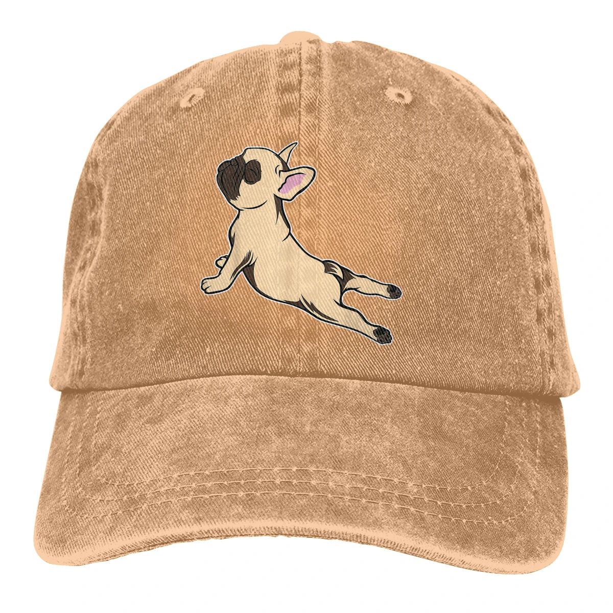 Funny Frenchie T The Baseball Cap Peaked capt Unisex Sport Outdoor Custom French Bulldog Yoga Funny Animal Sports Hats