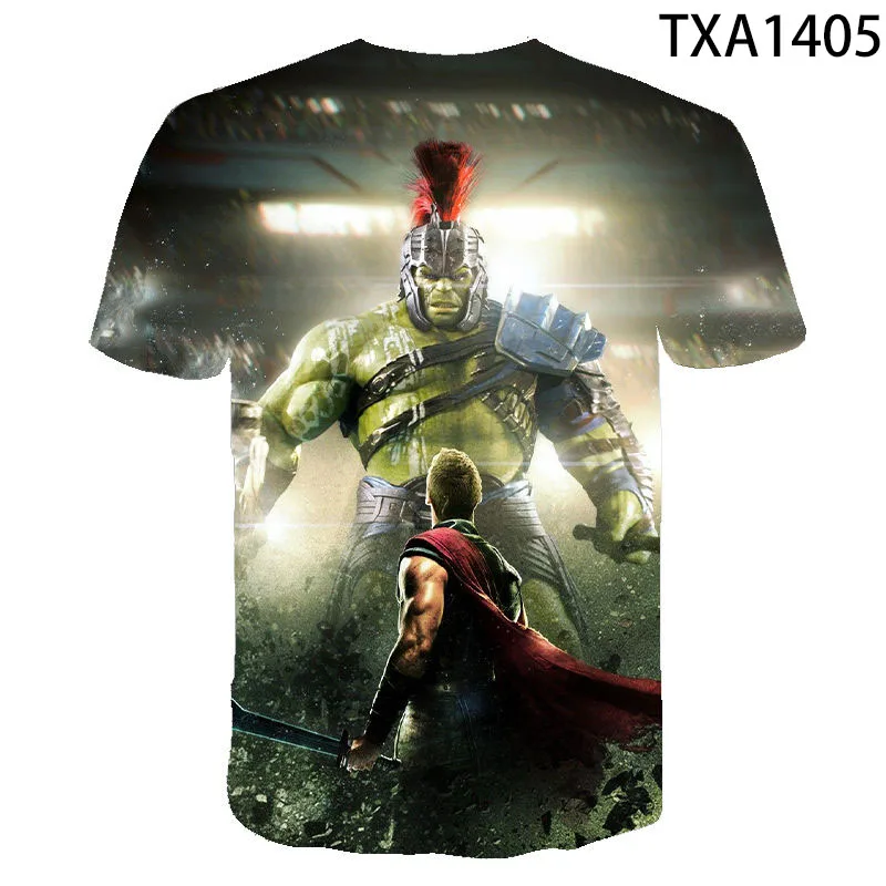 Hulk 2021 Nowa letnia 3D t-shirt Casual uliczna moda Męska i damska drukowana koszulka Fajna koszulka