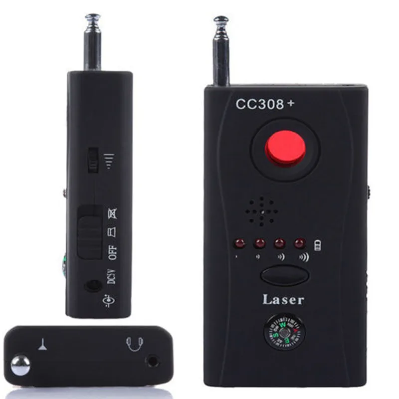Bezprzewodowa Kamera GSM Urządzenie Audio Błąd Poszukiwacz GPS Sygnał Obiektyw RF Światło Detektor CC308+