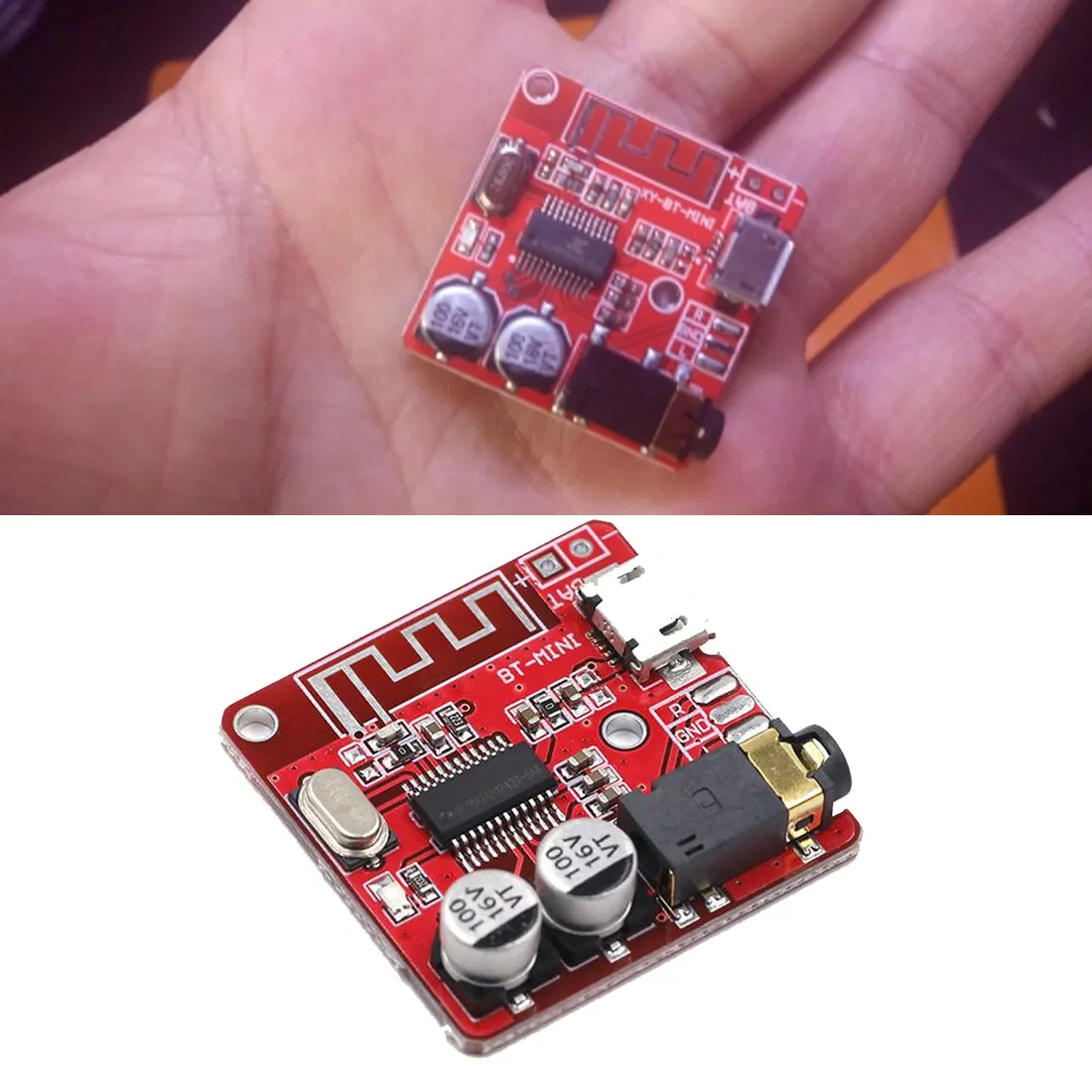 Bluetooth-compatib Audio Receiver board 4.1 5.0 mp3 lossless decoder board Bezprzewodowy Stereo Muzyczny Moduł Samochodowy Głośnik Moduł WAV