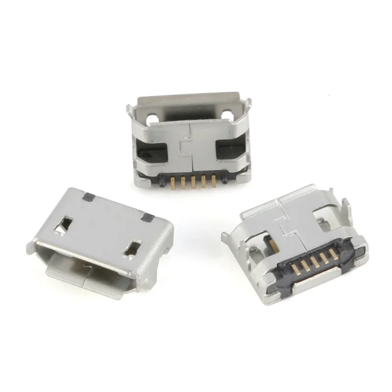 Złącza Micro USB SMT Socket Adapter Złącze 5 Pin USB Jack ładowarka Gniazdo Do telefonu komórkowego Tablet Set