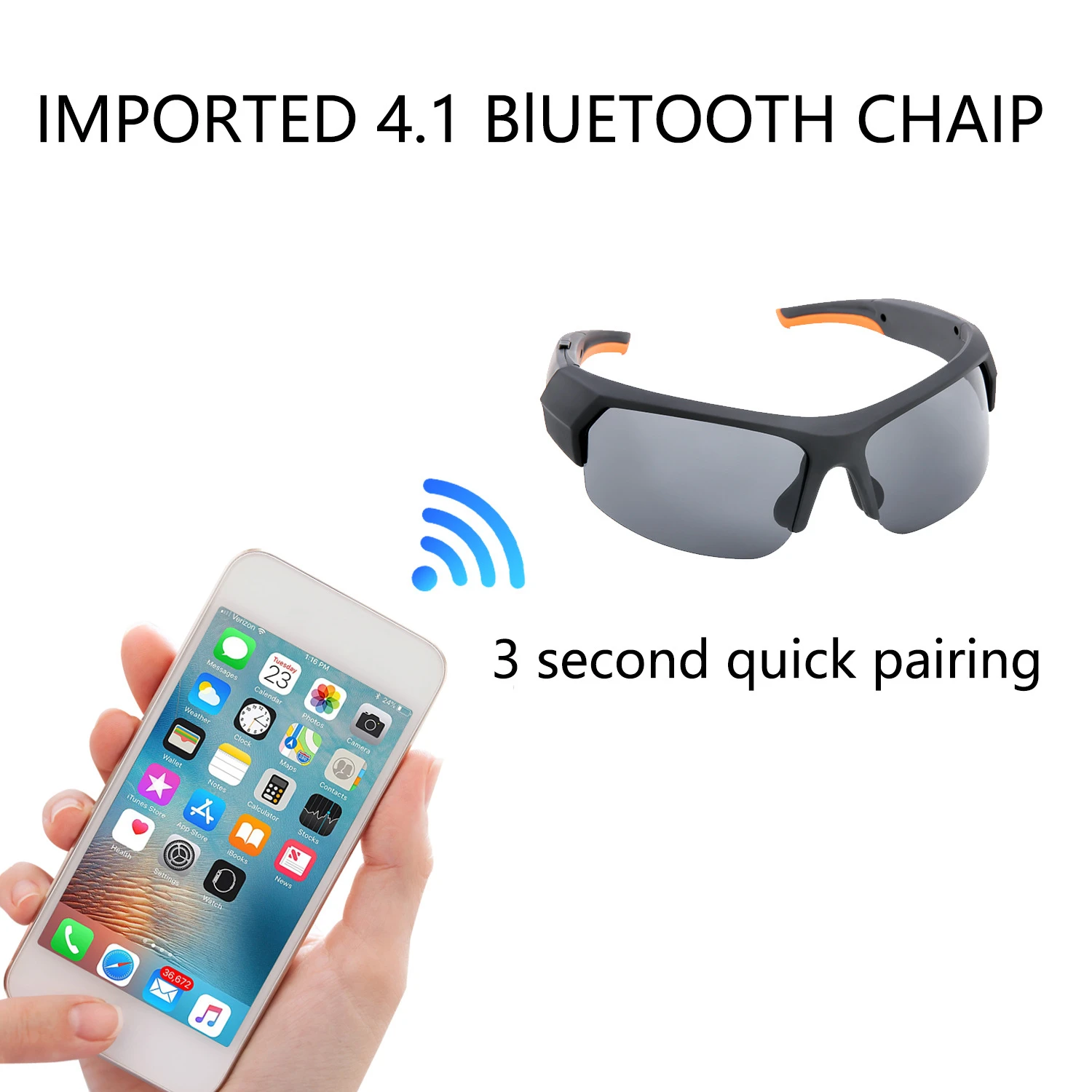 Okulary Kamera wideo HD1080P 32 GB Spolaryzowane Okulary soczewki Aparat Wielofunkcyjny odtwarzacz MP3 Bluetooth Sport Magnetowid DV