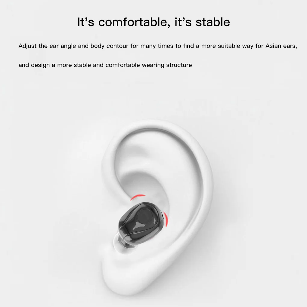 Bluetooth 5.0 Słuchawki Hands-free Mikrofon Słuchawki Mini douszne Typ Bezprzewodowy zestaw Słuchawkowy zestaw Słuchawkowy