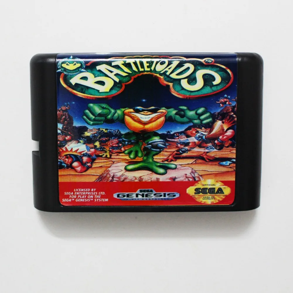 Battletoads 16 bitów MD Mapa gry Na Sega Mega Drive Do Genesis