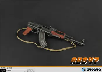 ZYTOYS 1/6 Scale AK47 Gun Weapon Model Toy ZY2008 Fit 12