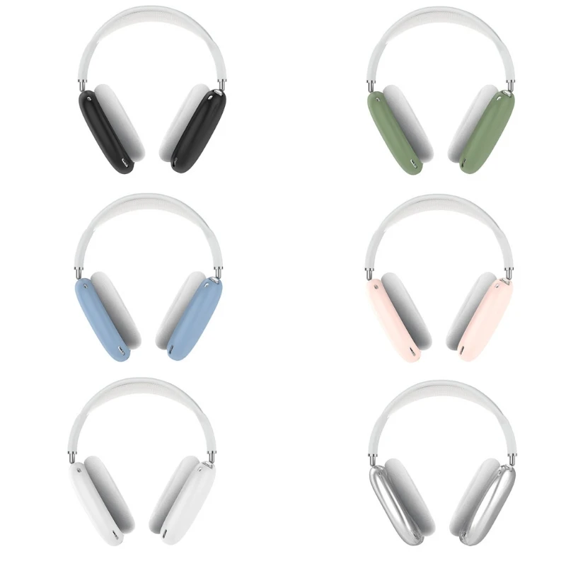Miękka Silikonowa Pokrywa Słuchawki Pokrowiec Etui Osłona Dla Airpods max Bezprzewodowe Bluetooth kompatybilne Słuchawki