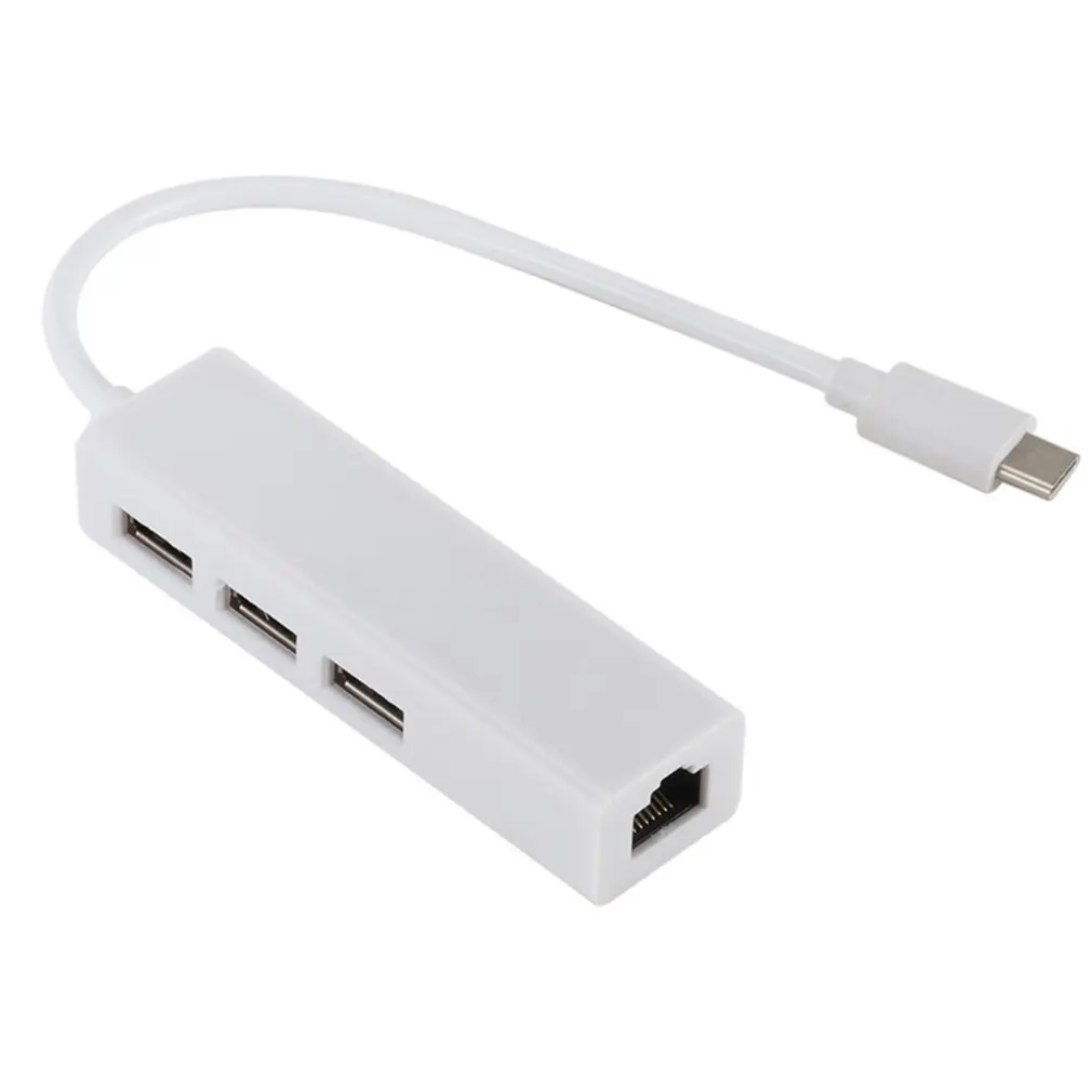 Kilka USB-C USB 3.1 Type C to USB RJ45 Ethernet Lan Adapter Hub Kabel Do Macbook PC LAN Adapter Kabel