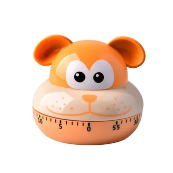 Cute Animal Kitchen timer cat dog Shape 60 Minutowy Timer Easy Operate Kitchen Timer Cooking Baking Helper Kitchen Tool Home decor