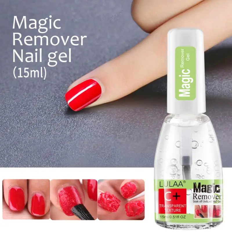 15 ml Burst Magic Nail Polish Remove Gel Acrylic Soak Off Clean Degreaser NEW Nail Gel Remover Uv Gel Remover Nail Polish Remover
