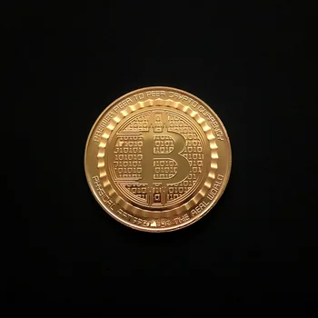 Nowy Bitcoin Ludzka Głowa Pamiątkowa Moneta Anonimowy Rynek Ikona Kolekcja Wirtualnej Waluty Rzemiosła Prezenty