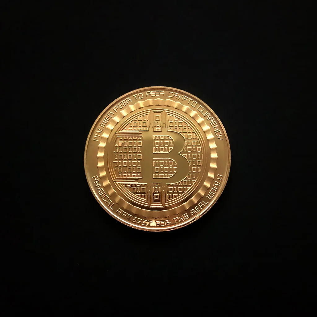Nowy Bitcoin Ludzka Głowa Pamiątkowa Moneta Anonimowy Rynek Ikona Kolekcja Wirtualnej Waluty Rzemiosła Prezenty