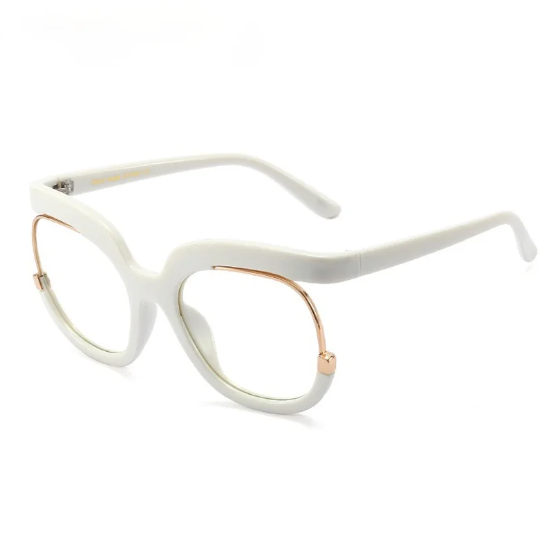 2021 New Fashion Square Anti-blue Light Eyeglasses For Women Vintage Black Pink Glasses Frame Female Computer Eyewear