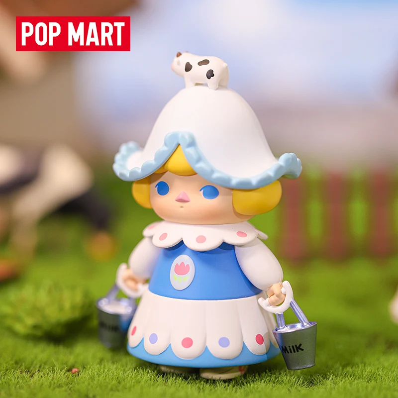 Oryginalny POPMART PUCKY Elf Milk Baby Series Blind Box Toy Doll Defined Style Cute Anime Character Gift Monsta X