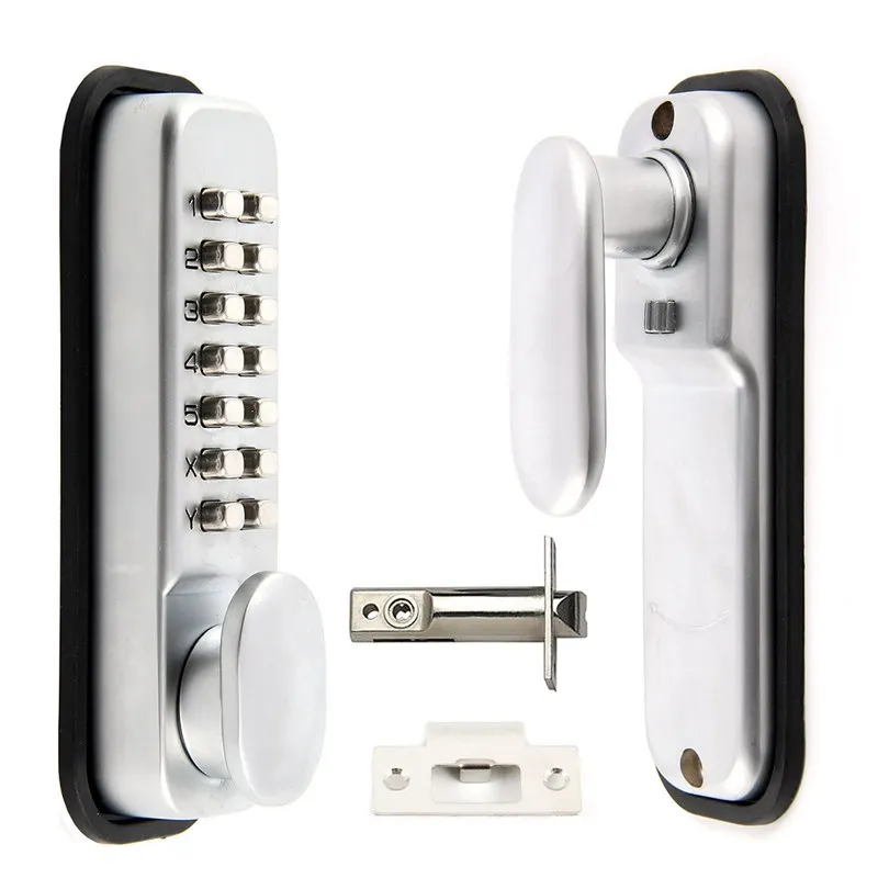 SHGO HOT-Digital Push Button Door Lock Key Pad systemu na hasło Dostępu Mechaniczny Бесключевой