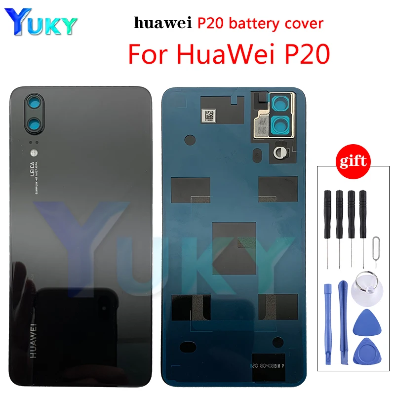 Oryginalny Huawei p20 Pokrywa baterii Do P20 Wymienić pokrywę baterii Z pokrywą aparatu p20