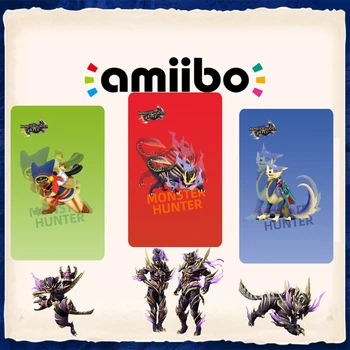 Dla Nintendo Switch Monster Hunter Rise Amxxbo Card Magnamalo Palamute Palico Switch Card NS Game Reward Card Aceessories