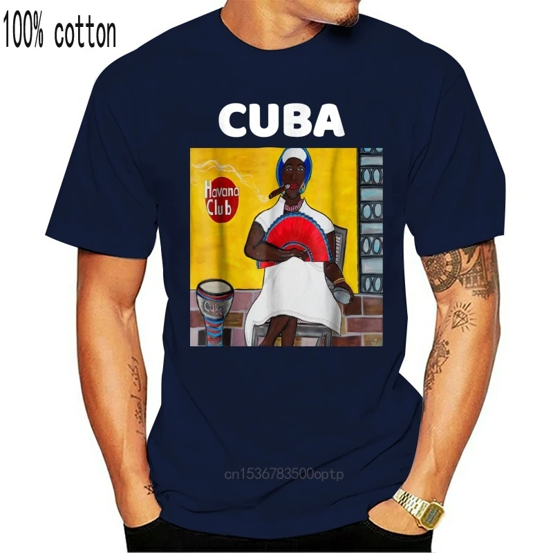 Cuba T-Shirt Afro Cuban Cigar Tee Shirt Vintage Cuban Tee Fashion Men And Woman T Shirt