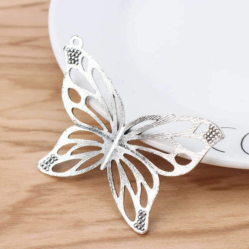 10 Sztuk Dużych Pustych Motyle Owady Zawieszenia Zawieszenia do produkcji biżuterii Wnioski