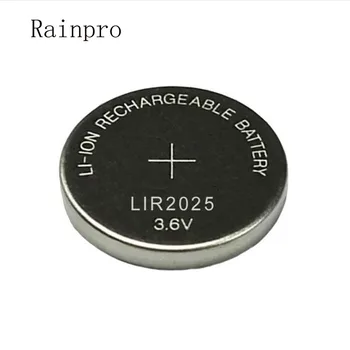 Rainpro 5 szt./LOT LIR2025 2025 Nowy akumulator klawiatura akumulator 3.6 v akumulator litowo-jonowy
