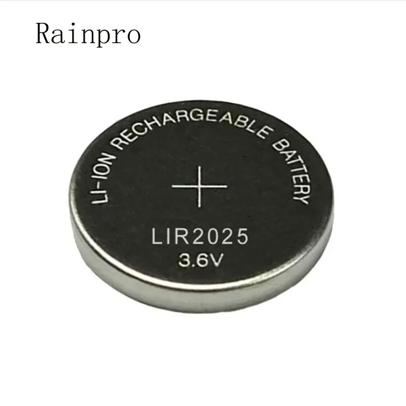 Rainpro 5 szt./LOT LIR2025 2025 Nowy akumulator klawiatura akumulator 3.6 v akumulator litowo-jonowy