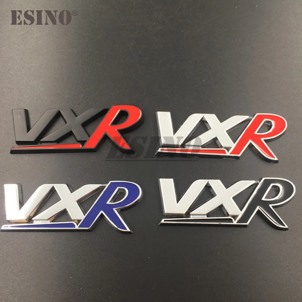 3D VXR Samochód Wyścigowy Bagażnik Stop Cynku Emblemat Tylny Nadwozia Tylne Drzwi Akcesoria Klej Stylizacja Ikonę, aby Vauxhall VXR