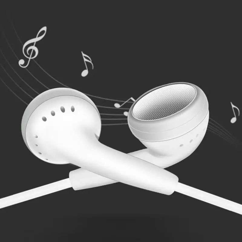 1szt 3,5 Mm Basowy Dźwięk Słuchawki Uniwersalne W uchu 3D Sportowe Słuchawki Z Mikrofonem Dla Huawei Xiaomi Iphone Samsung zestaw Słuchawkowy MP3 Dropship