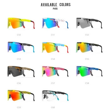 Pit Viper Stylowe Kolorowe Męskie Przewymiarowany okulary Przeciwsłoneczne Wodoodporna, Bezpieczeństwo Gafas de sol 2021 Ochronne Kobiety
