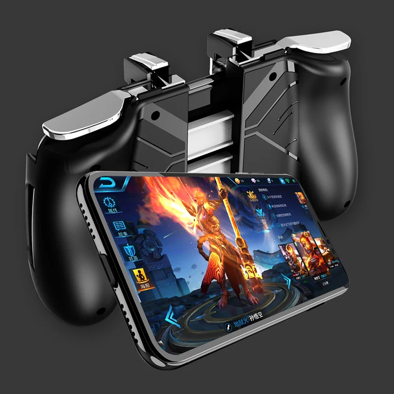 AK16 Pubg Kontroler Gamepad Pubg Mobile dla telefonu L1R1 Uchwyt z Joysticka/Wyzwalacz L1r1 Pubg Przyciski Ognia dla iPhone Android IOS