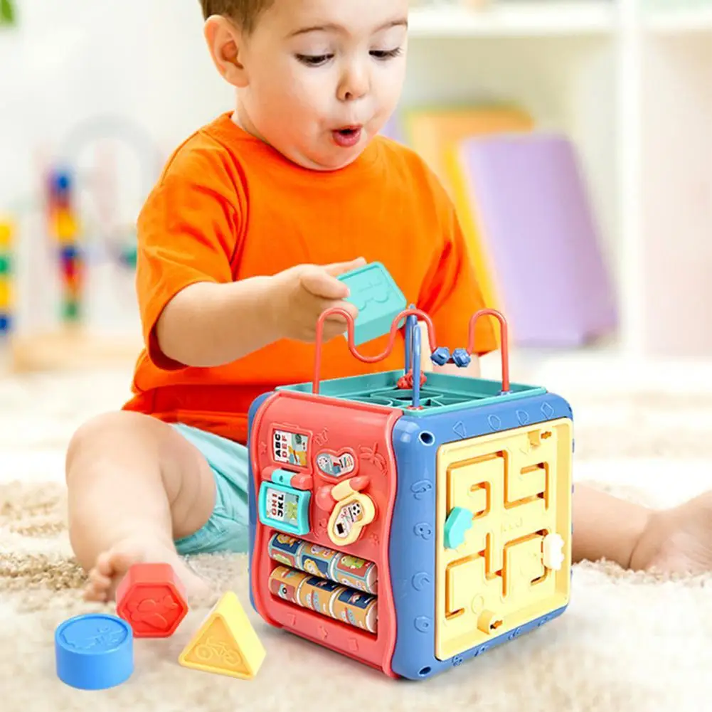 Noworodek Hex Puzzle Gra Dla Dzieci Aktywność Kostka Forma Bloki Nauczania Wczesne Zabawki Edukacyjne