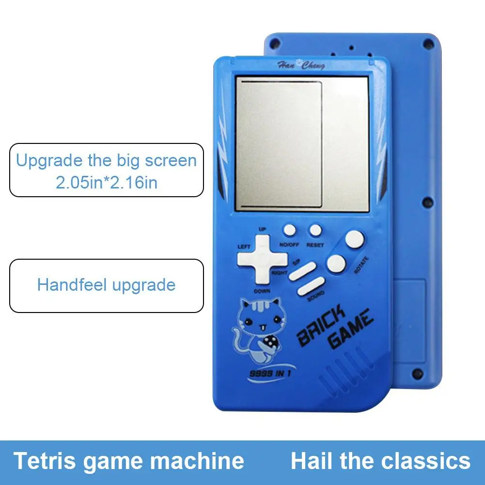 Przenośny Mini-Przenośna konsola do gier Retro-odtwarzacz Wbudowany 10 Gier Klasyczne Nostalgiczne Zabawki dla Dzieci Losowe Kolory