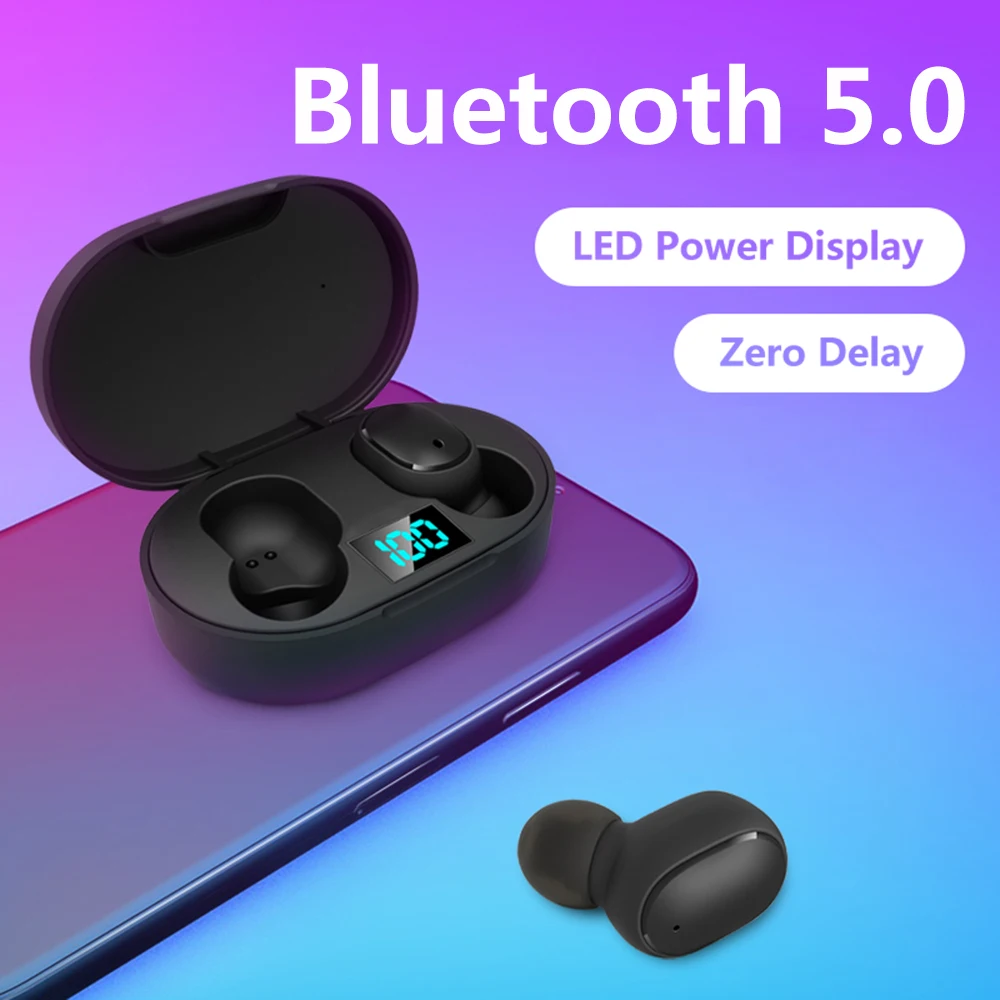 TWS Bezprzewodowy zestaw Słuchawkowy Bluetooth-Słuchawki Sportowe Mini-Gry Słuchawki dla Wszystkich Smartfonów Wodoodporne Słuchawki