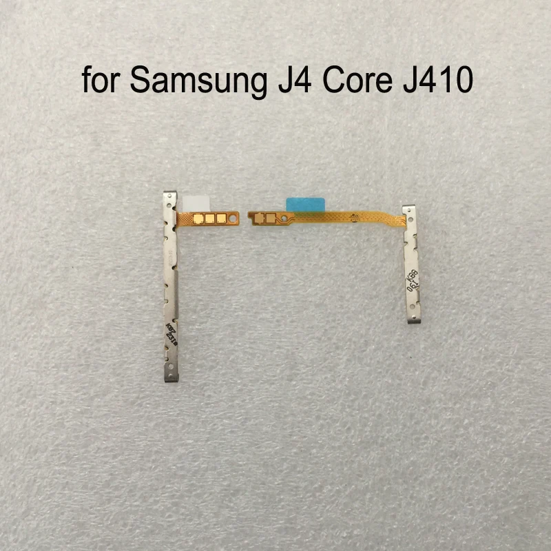 Samsung Galaxy J4 Core SM-J410F J410F J410 Oryginalna Obudowa Telefonu Nowy Przycisk Regulacji Głośności, Zasilania Wł Wył Boczny Klawisz Elastyczny Kabel