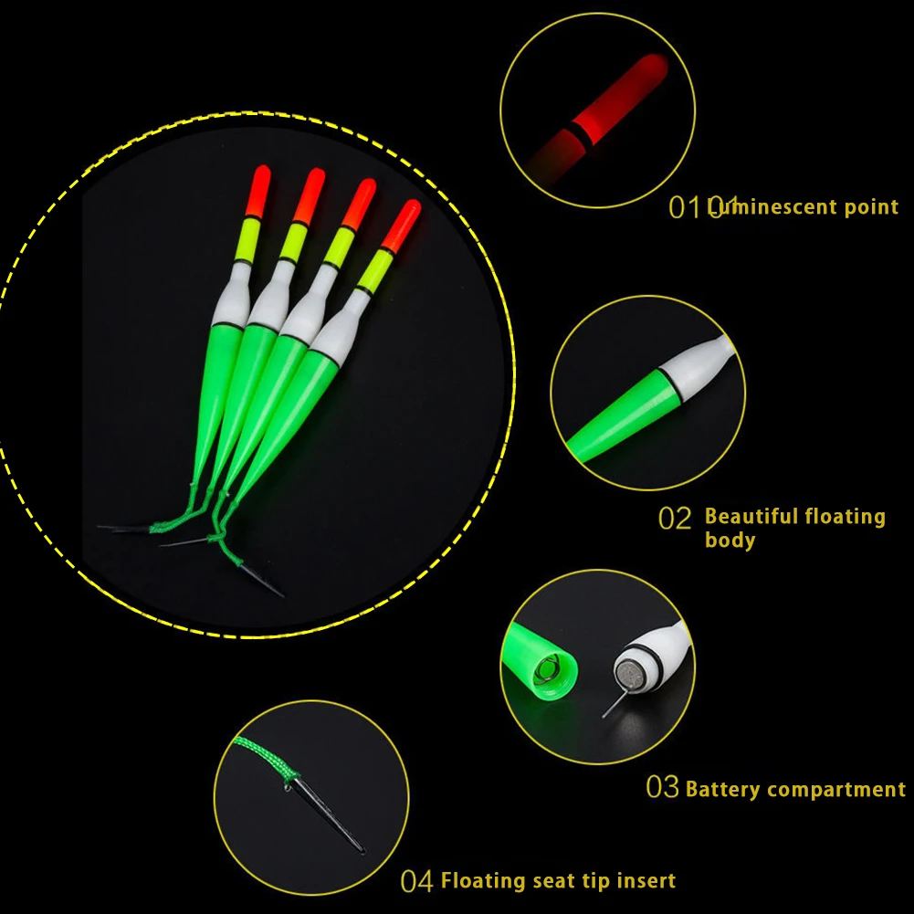 Elektroniczny LED Wędkarski Spławik Świecące Akumulator Pływak Sprzęt wędkarski Głębinowych Pływak Sprzęt wędkarski Sprzęt wędkarski Spławik