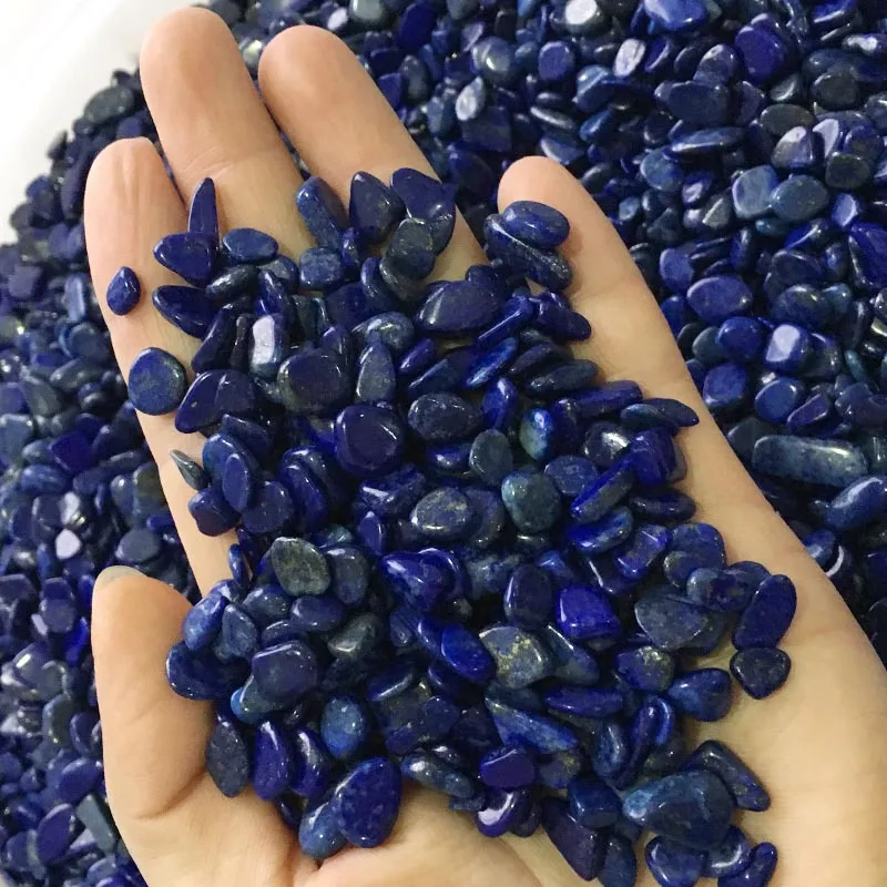 50 g Naturalny Lapis lazuli Żwir Niebieski Rhinestone Kwarcowy Lapis lazuli Próbkę Minerału Akwarium Ogród Doniczka Kamień Dekoracyjny