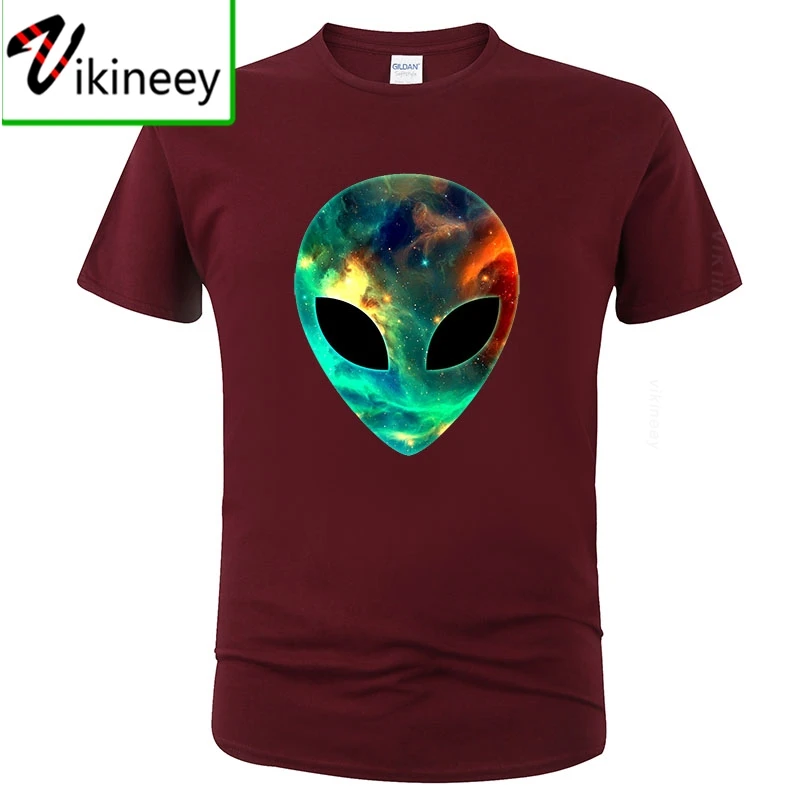 2020 Hip-hop Harajuku Alien Galaxy Tshirt Ufo Funny T Shirts Męska Letnia Moda Topy Bawełniana koszulka Cool Tee
