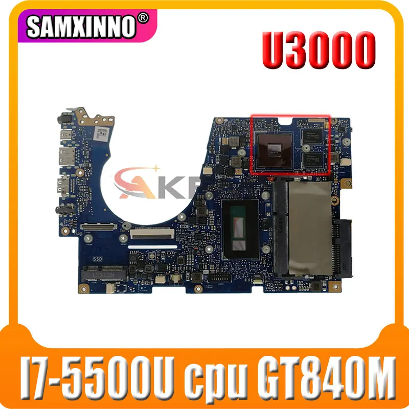 U3000 ASUS UX303 UX303L UX303LB UX303LN U3000 U303L płyta główna laptopa, płyta główna test OK I7-5500U cpu GT840M