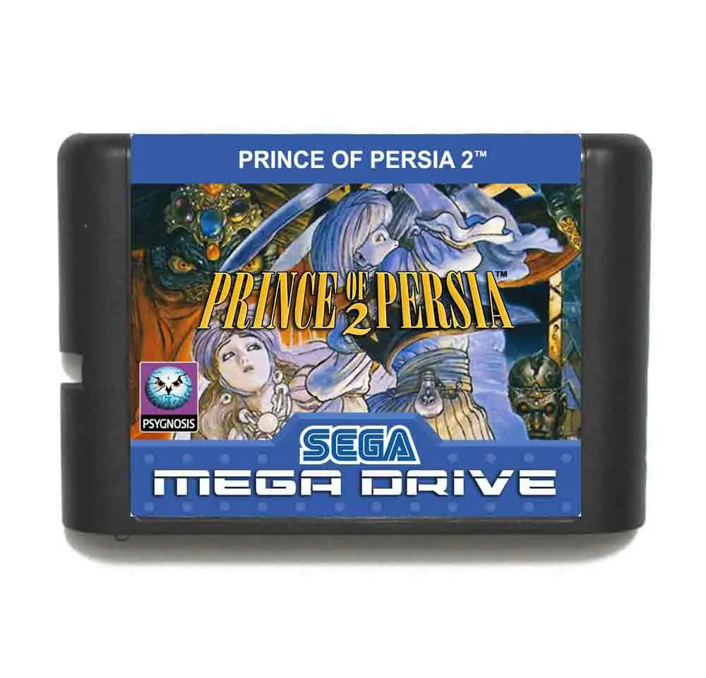 Prince of Persia 2 MD 16 bitowa Mapa gry Na Sega Mega Drive For Genesis