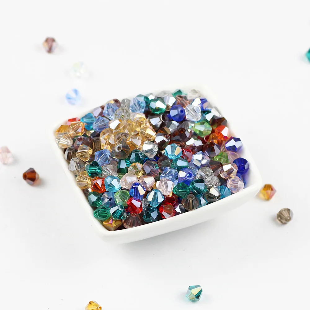 44 kolorów 50szt 6 mm Beacon Austria Kryształowe Koraliki urok Szkła Temat Dystansowe Koraliki DIY Biżuteria Handmade akcesoria Robi
