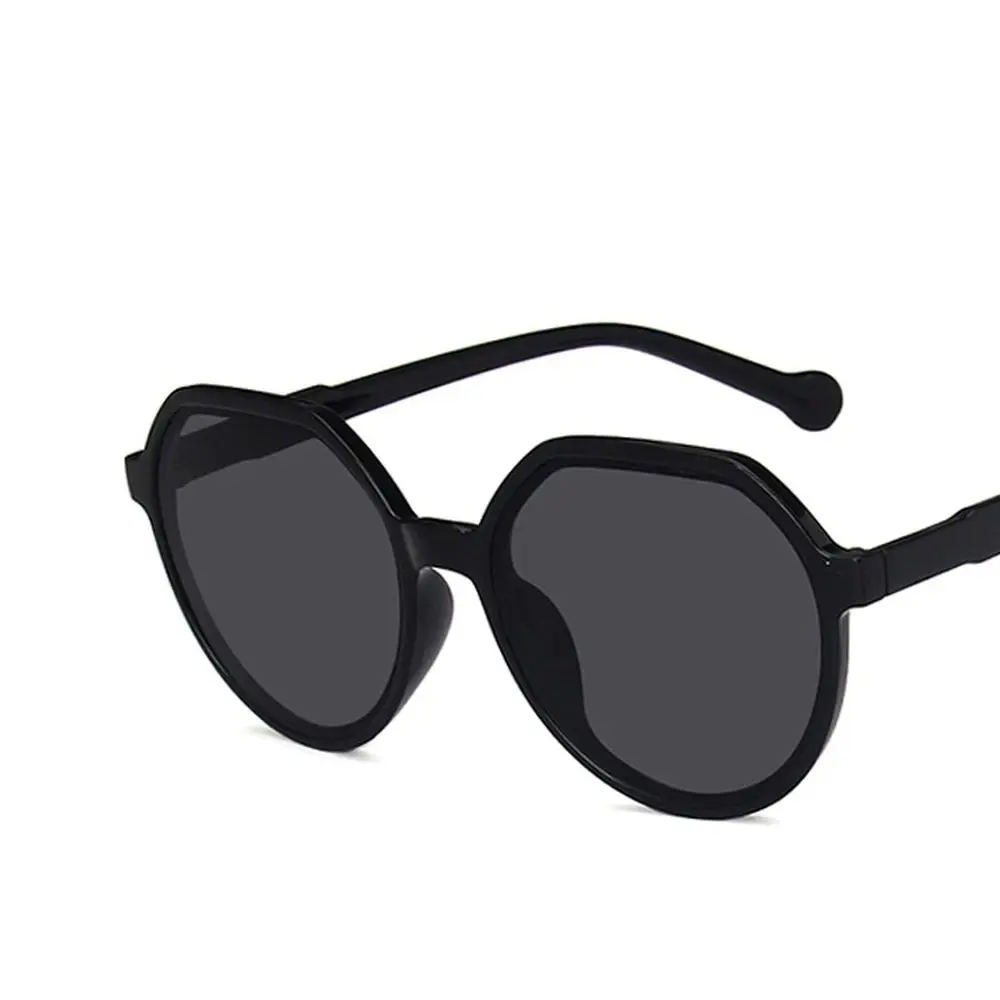 WOENFEL Nieregularne wielokąta okulary Kobiety Kwadratowa Moda Gradient Beżowy Czarny Okulary Przeciwsłoneczne Mężczyźni Rocznika Przewymiarowany Okulary