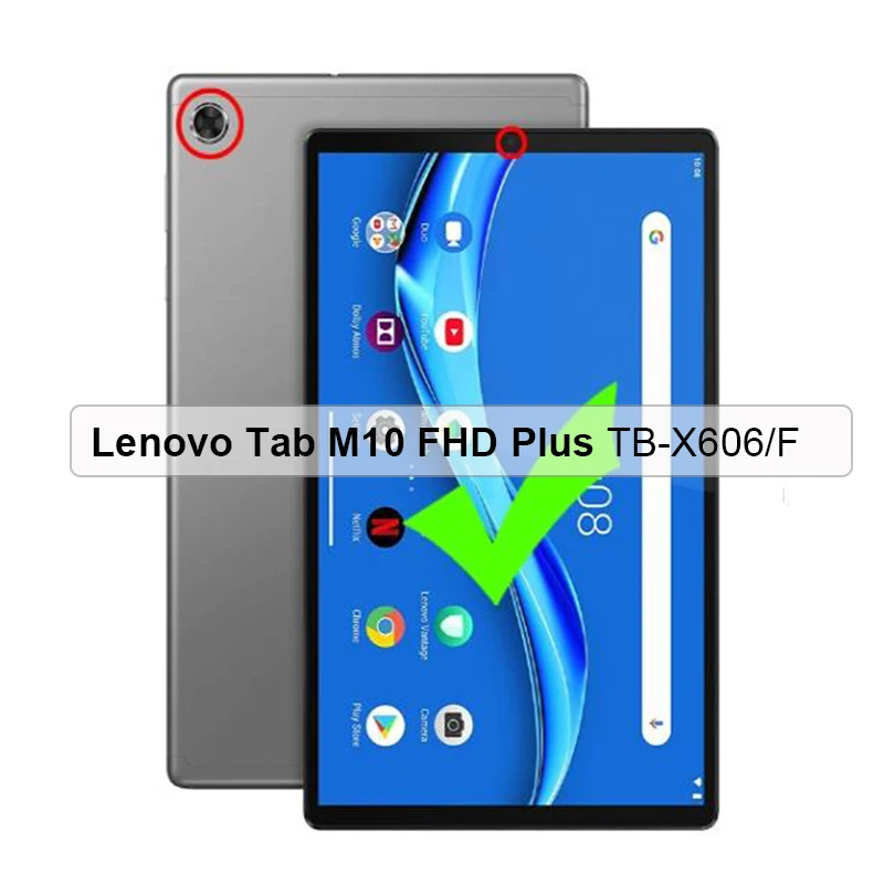 Etui do tabletu Lenovo Tab M10 FHD Plus 10.3 Odporność na Upadek Miękki Silikonowy Etui TPU Dla Lenovo TB-X606F Przezroczyste etui do torebki
