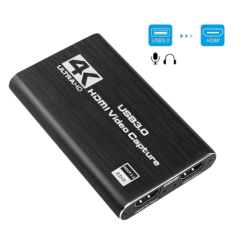 HDMI Video Capture Card 4K Sn Record USB3.0 1080P 60FPS Urządzenie przechwytywania gry