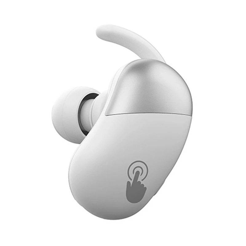 WF-SP700N Bluetooth zestaw Słuchawkowy Bluetooth 5.0 Bezprzewodowe Słuchawki Stereo Douszne Słuchawki Formularz zestaw Słuchawkowy,z Torbą Do Przechowywania(Biały)