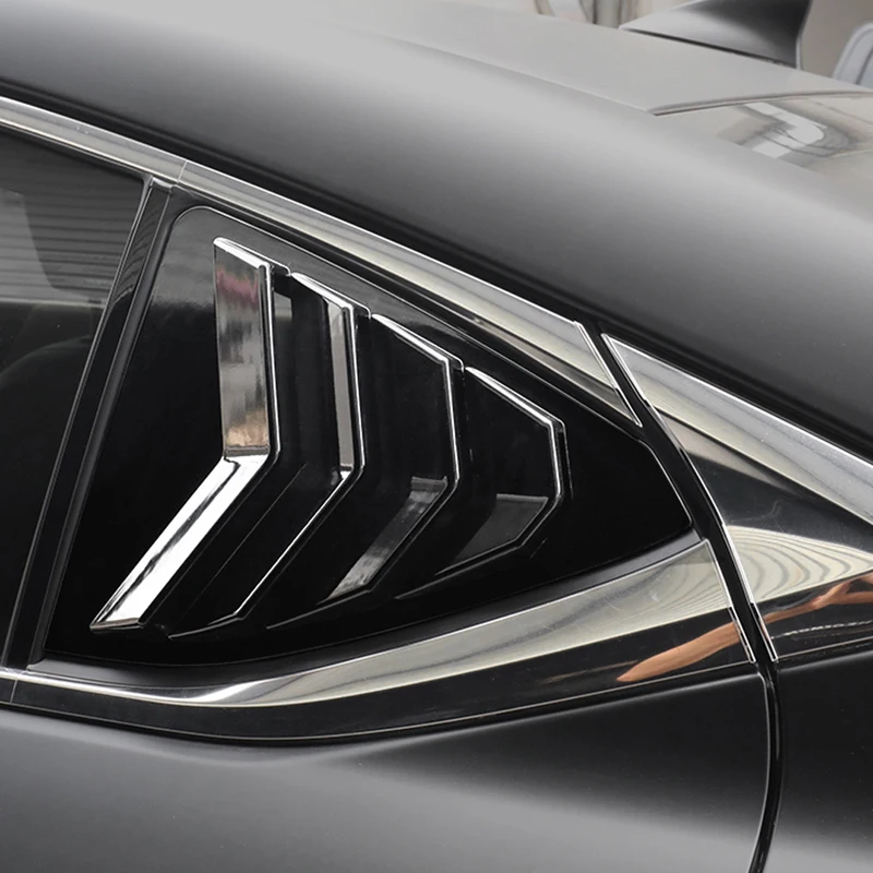 Do Lexus ES ES250 ES300H ES350 2019-2021 Tylna Boczna Ćwierć Okna Otwór Wentylacyjny Miarka Żaluzje Panel Pokrywa Wykończenie Stylizacji Samochodu
