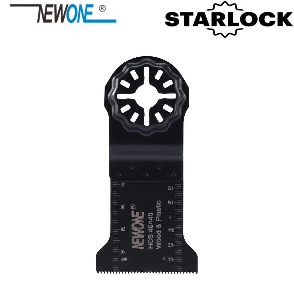 NEWONE 45*40mm Starlock Long HCS Saw Blades fit Power Oscylujące narzędzia do cięcia Drewna/tworzyw Sztucznych HCS 45mm Starlock Blades