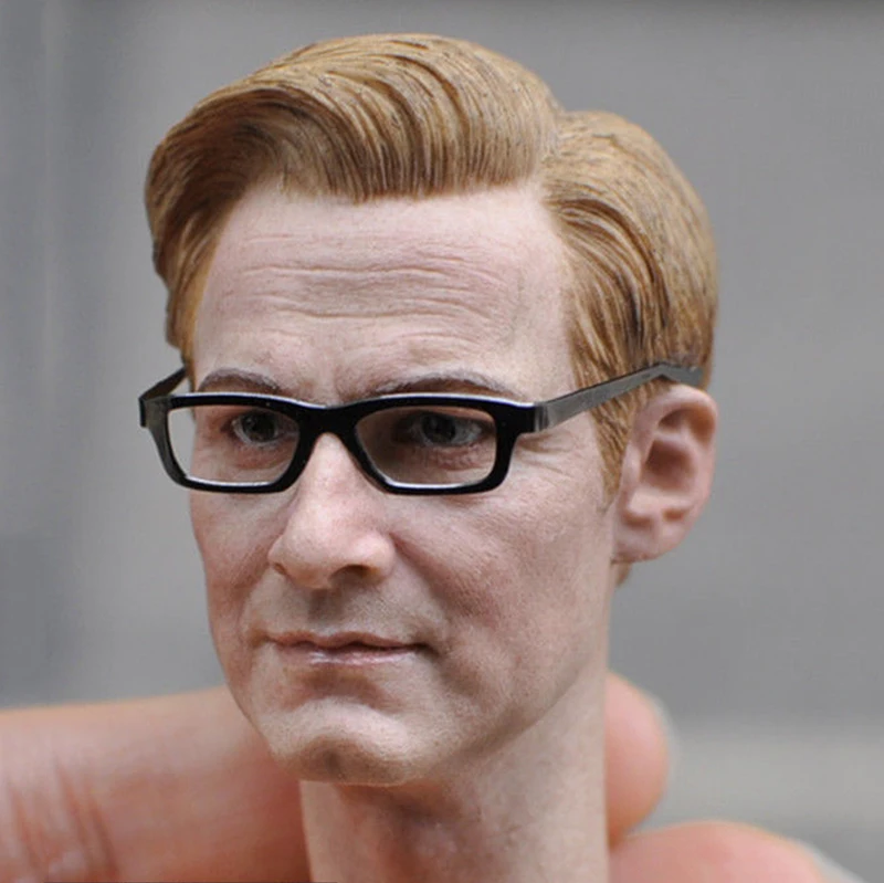 1:6 skala KM18-1 mężczyzna mężczyzna chłopiec głowa rzeźbiarskie model Colin Firth głowa rzeźbiarskie głowa Harry Hart głowa do 12' figurka chłopca