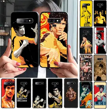 Bruce Lee Chinese kung fu Etui do telefonu iphone 11 12 Samsung A S 51 71 10 21 70 30 20 S Pro max x 5G Miękka silikonowa pokrywa