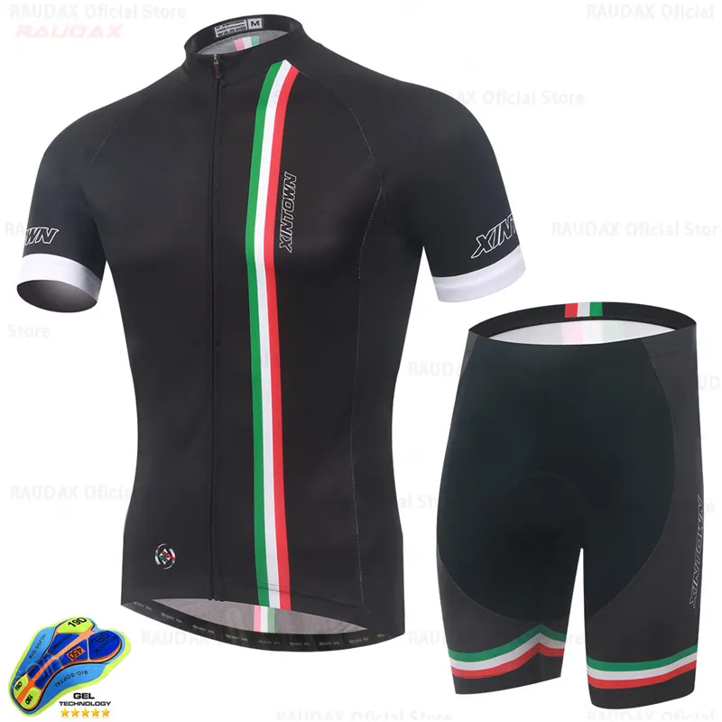 2021 Cycling Jersey Italy New Team Men ' s Summer Cycling Jersey Set Bike Jersey Ciclismo Mtb for Bicycle Maillot Ciclismo Hombre