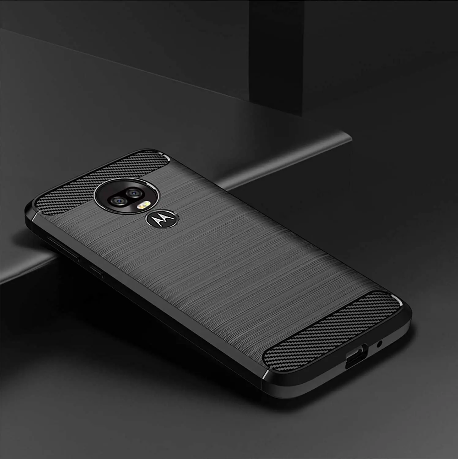 Moto G7 Power Case, Amortyzujące Elastyczna Gumowa pokrywa Ochronna na telefon Komórkowy TPU dla Motorola,G7 G7 Play/Plus (Matowy TPU)