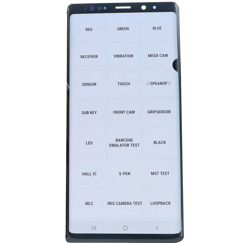 Oryginalny AMOLED wyświetlacz LCD Do SAMSUNG Galaxy Note 9 Note9 N960F N9600 N960N Wyświetlacz LCD Ekran Dotykowy Digitizer Kompletny Z defektem